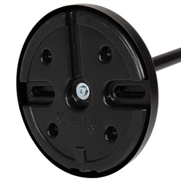 Uchwyt na papier toaletowy, stojak metalowy, czarny