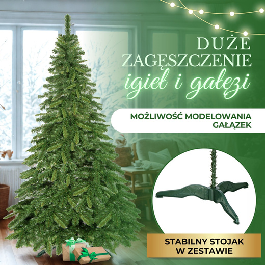 Choinka sztuczna 150 cm jodła zielona Vera