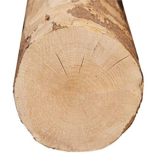 Drewniany słupek ogrodzeniowy, kołek leszczynowy 120 cm podpora do roślin ogrodowych, brązowy
