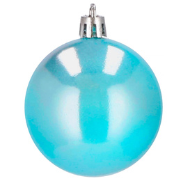 Bombki choinkowe 30 szt. ozdoby świąteczne jasny niebieski