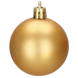 Bombki choinkowe 72 szt. ozdoby świąteczne złoty