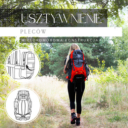 Plecak turystyczny 70 L trekkingowy wielofunkcyjny z gwizdkiem 