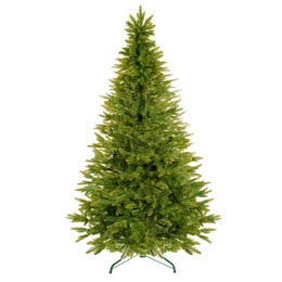 Choinka sztuczna 240 cm świerk naturalny jak żywy, ze stojakiem nowoczesny gęsty