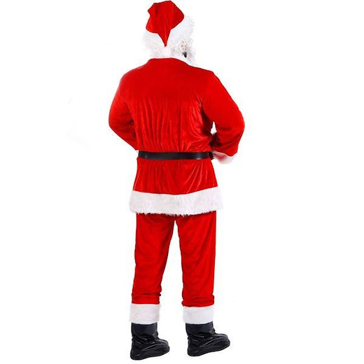 Strój św. Mikołaja zestaw 10 elementowy przebranie świąteczne