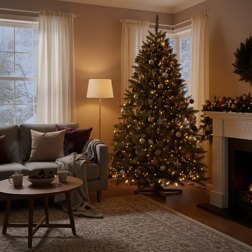 Choinka sztuczna 240 cm świerk kaukaski jak żywy Royal Trees premium drzewko świąteczne