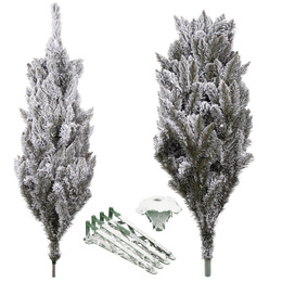 Choinka sztuczna 250 cm świerk kaukaski ośnieżony