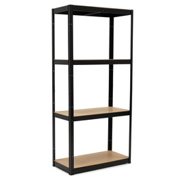 Regał magazynowy 170x80x40 cm 4 półki do przechowywania, garażu 700 kg