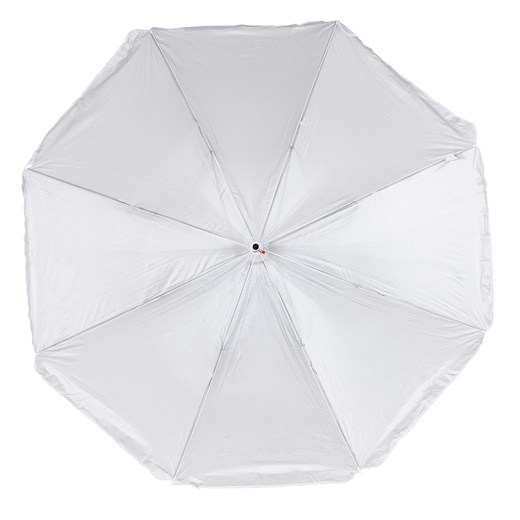 Parasol plażowy 160 cm ogrodowy, przeciwsłoneczny UPF50+ składany, łamany na balkon, taras, szary