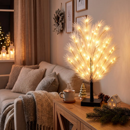 Choinka 20 LED drzewko świąteczne 45 cm dekoracja na stół, ozdoba świetlna, ciepła biel