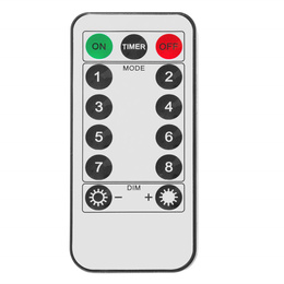 Kurtyna świetlna z pilotem 500 led girlanda, lampki wewnętrzno-zewnętrzne sople zimny biały