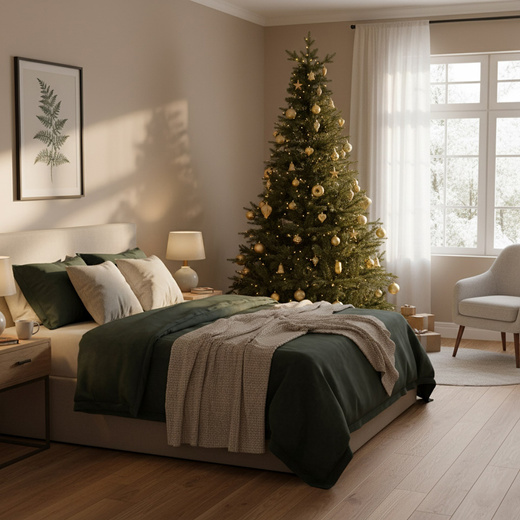 Choinka sztuczna 240 cm świerk himalajski jak żywy PE Royal Trees premium drzewko świąteczne