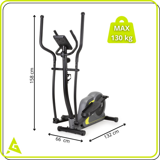 Trenażer eliptyczny do ćwiczeń, orbitrek magnetyczny do treningu cardio, fitness