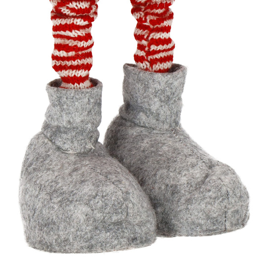 Skrzat 80 cm ozdoba świąteczna, renifer krasnal świąteczny, gnom z teleskopowymi nózkami