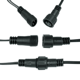 Kurtyna świetlna 300 led girlanda, lampki zewnętrzne sople zimny biały + flash