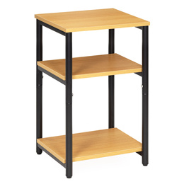 Szafka nocna, stolik z półkami do sypialni 35x31x59 cm nakastnik, jasnobrązowy