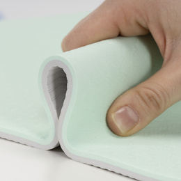 Mata do jogi, ćwiczeń fitness 183x61 cm antypoślizgowa, materac do stretchingu, miętowy