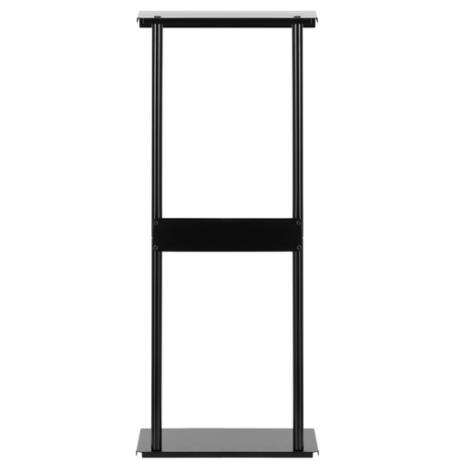 Wieszak łazienkowy, ścienna półka na ręczniki, pionowa, czarna