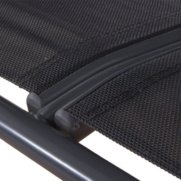 Huśtawka ogrodowa 3 osobowa fiona stalowa do 220 kg z regulowanym daszkiem i poduszkami