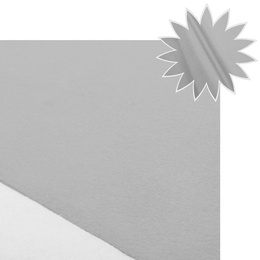 Pokrowiec na krzesło, czapka Mikołaja szara