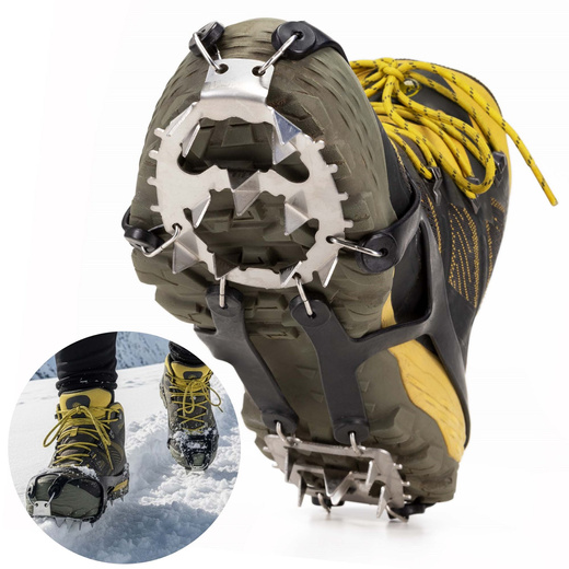 Raczki na buty turystyczne, nakładki rozmiar 36-40 czarne