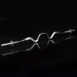 Gryf mocno łamany 120 cm sztanga ze stali chromowanej 2 zaciski 25 mm