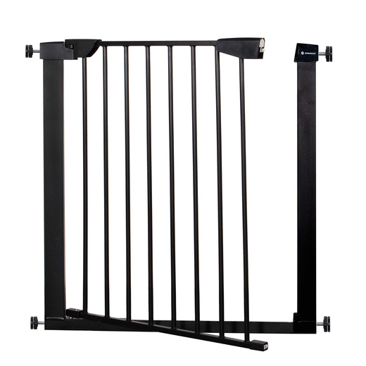 Bramka zabezpieczająca barierka rozporowa 75-89 cm czarna