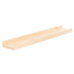 Półka ścienna na przyprawy, książki 80 cm zestaw 2 szt. półki wiszące brązowe