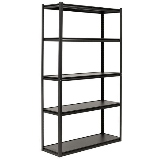 Regał magazynowy 200x120x40 cm 5 półek do przechowywania, garażu 750 kg metalowy