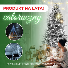 Lampki choinkowe 1000 Led biały zimny 81,5 m oświetlenie świąteczne IP44