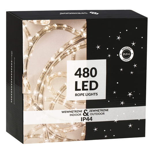 Wąż świetlny 480 Led multikolor 20m z programatorem IP44