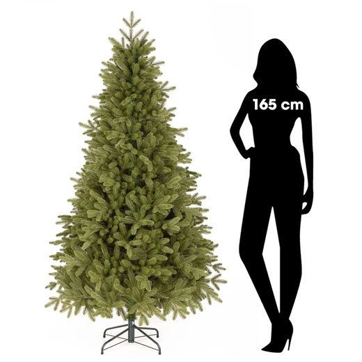 Choinka sztuczna 180 cm na stojaku Jodła PREMIUM jak żywa, gęsta