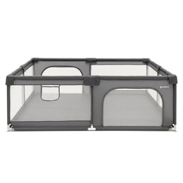 Kojec dla dzieci, zamykany 200x180x66 cm składany, turystyczny, szary