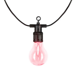 Lampki choinkowe żarówki 20 Led oświetlenie zewnętrzne girlanda 13 m multikolor