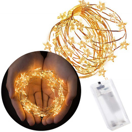 Lampki choinkowe 20 LED ciepły biały