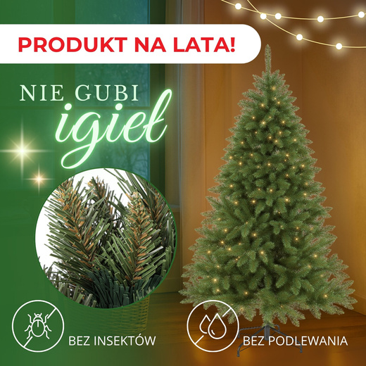 Choinka sztuczna premium 240 cm świerk kaukaski