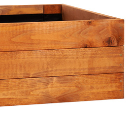 Skrzynia na warzywa drewniana 140x84x26,5 cm wysoki warzywniak zielnik impregnowany