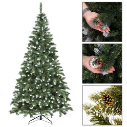 Choinka sztuczna premium 220 cm sosna diamentowa drzewko bożonarodzeniowe