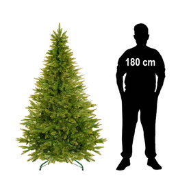 Choinka sztuczna 180 cm świerk naturalny z metalowym stojakiem