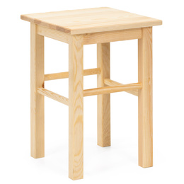 Taboret drewniany, krzesło kuchenne 43,5 cm wielofunkcyjny stołek
