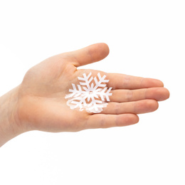 Naklejki świąteczne na okno 21 szt. ozdoby samoprzylepne, białe