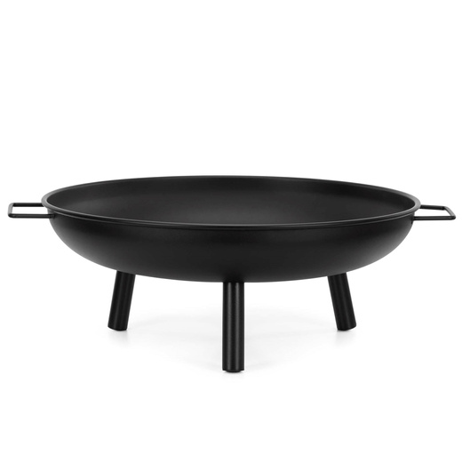 Palenisko ogrodowe z uchwytami 58 cm misa na ognisko, grill, okrągła, czarna