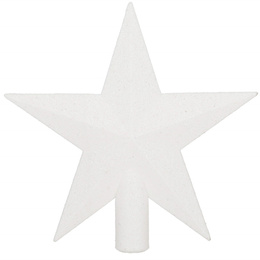 Bombki choinkowe 33 szt. ozdoby świąteczne zestaw z gwiazdą białe