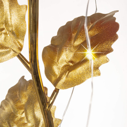 Wieczna róża w szkle 22 cm świecąca ozdoba LED prezent czerwona