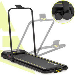 Bieżania elektryczna, domowa 12 km/h z pilotem i aplikacją na telefon treningowa, składana