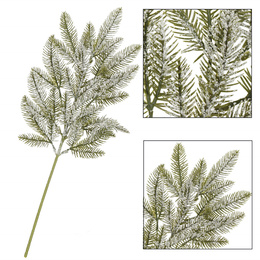 Gałązka świąteczna liść sztuczna dekoracja do stroika 68 cm