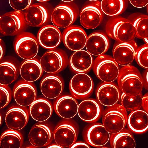 Lampki choinkowe 300 led czerwony 21,5 m oświetlenie świąteczne