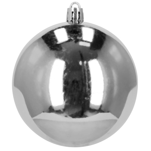 Bombki choinkowe 100 szt. zestaw dekoracji świątecznych zawieszki nietłukące srebrne