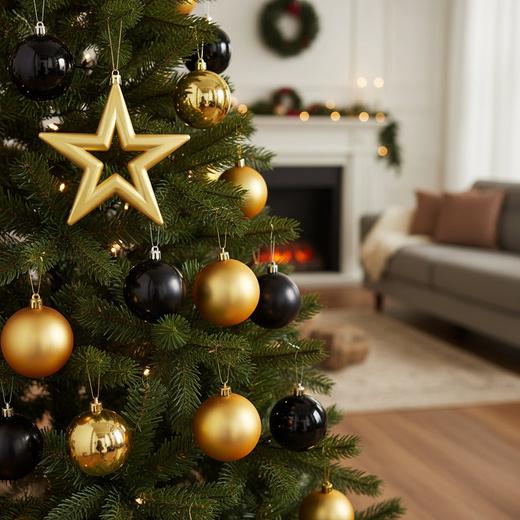 Bombki choinkowe gwiazdki 2 szt. ozdoby świąteczne do stroika gwiazdy nietłukące złote