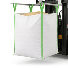 Big Bag worek 1000 kg mocny na gruz 120x90x90 cm kontener z uchwytami biały