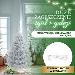 Choinka sztuczna premium 150 cm jodła biała